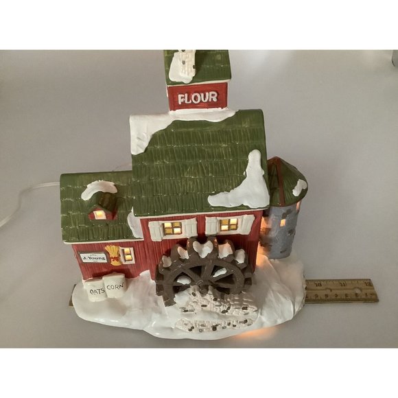 Dept. 56 J. Young's Granary Porcelain House - Picture 14 of 16